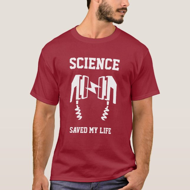 Science räddade mitt liv t shirt (Framsida)