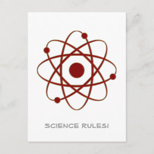 Science Regler! - Atom (005a) Vykort