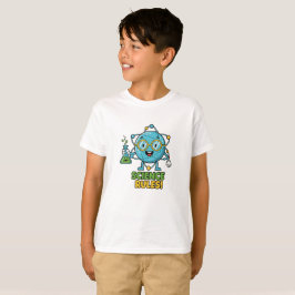 Science Regler! Cute Tecknad Atom for Geeks T Shirt