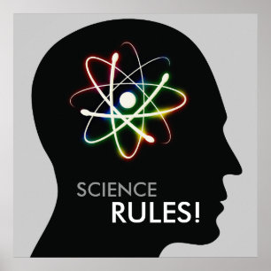 SCIENCE REGLER!   Geek Gifts Poster