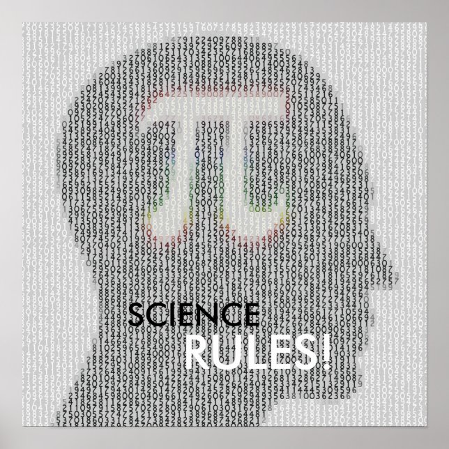SCIENCE REGLER | Löpnummer Poster (Framsidan)
