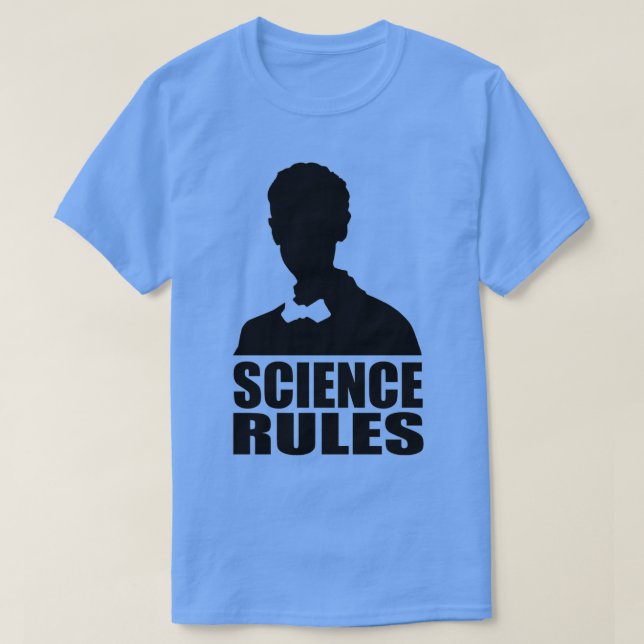 Science Regler T Shirt (Design framsida)