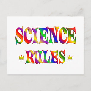 Science Regler Vykort