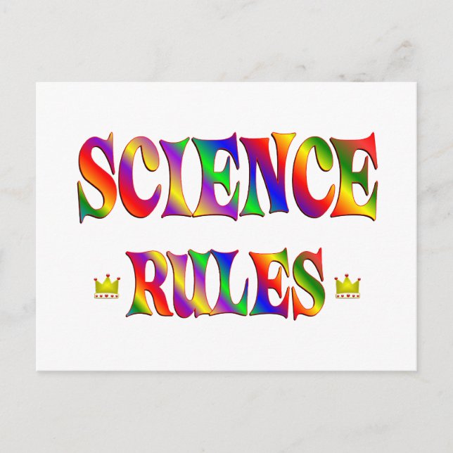 Science Regler Vykort (Framsida)