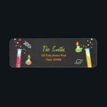 Science Return Address Label Experiment Lab Party<br><div class="desc">Använda roligtens etiketter till dina Returetiketter! Vetenskapligt tema.</div>