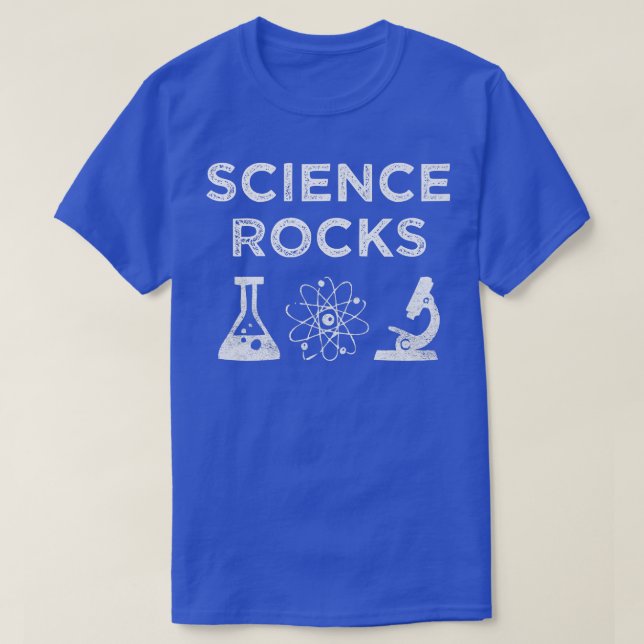 Science Rocks Chemistry Physics & Biology Teachers T Shirt (Design framsida)