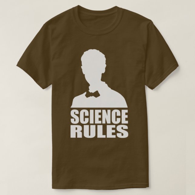 Science Rules 1  T Shirt (Design framsida)