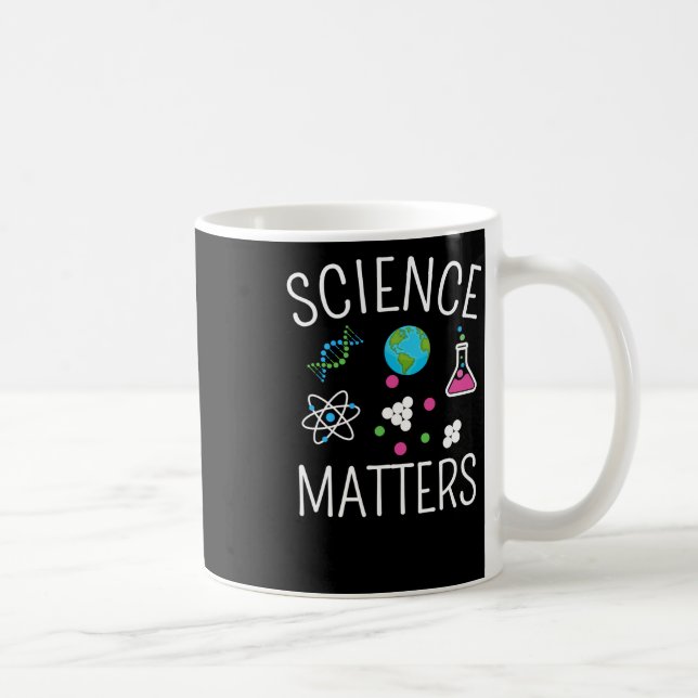Science S - Funny Science Pun Sticker1 Kaffemugg (Höger)
