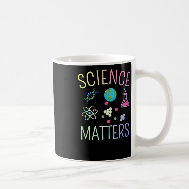 Science S - Funny Science Pun Sticker Kaffemugg (Höger)