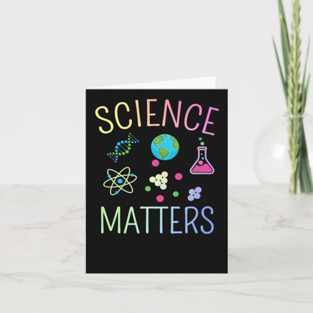 Science S - Funny Science Pun Sticker Kort (Framsida)
