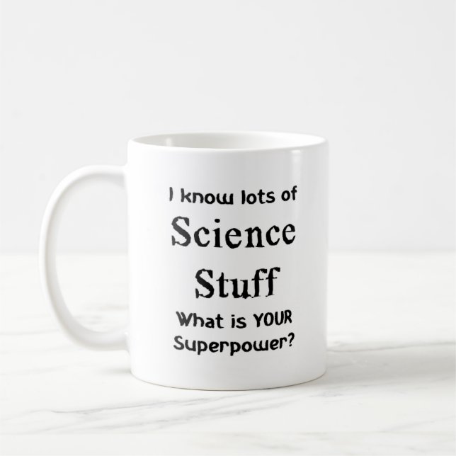 science saker kaffemugg (Vänster)