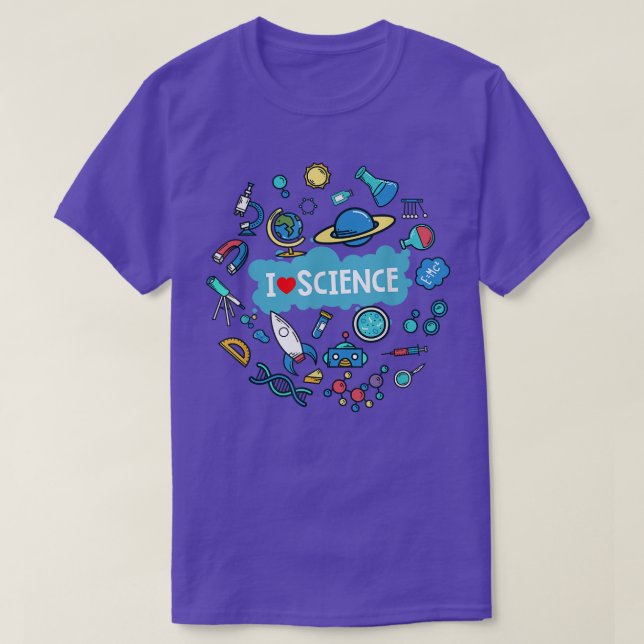 Science , Science Älskare, I Kärlek Science T Shirt (Design framsida)