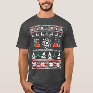 Science Scientist Ugly Sweater Funny Christmas T Shirt