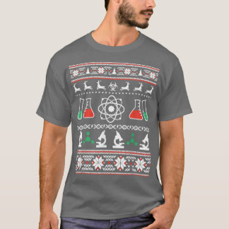 Science Scientist Ugly Sweater Funny Christmas T Shirt