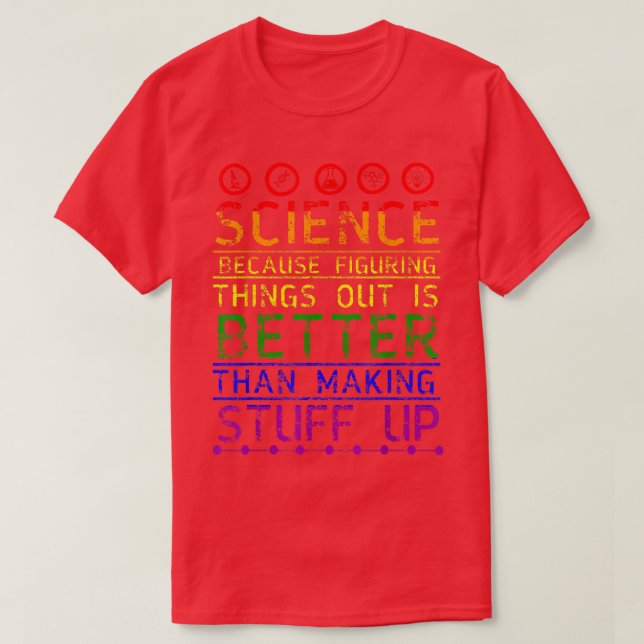 Science Shirt, Science Shirt, Science är Real, Sci T Shirt (Design framsida)