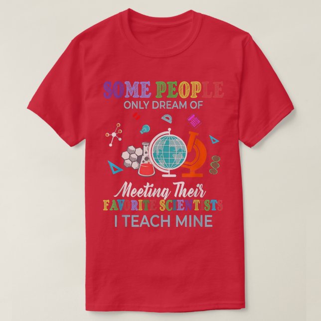 Science Shirt, Science Tröja för lärare, vissa män (Design framsida)