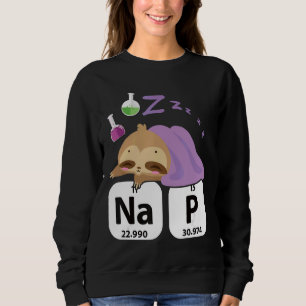 Science Sloth I Nap Periodically Chemistry Bioche T Shirt