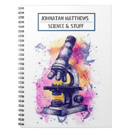 Science Spiral Photo notebook Anteckningsbok