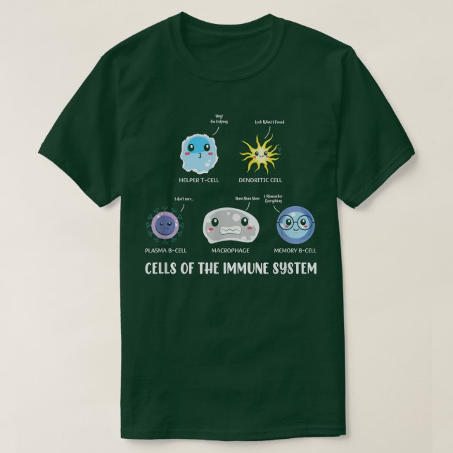 Science, Stem Immune System Cells Stem Studenter A T Shirt (Design framsida)