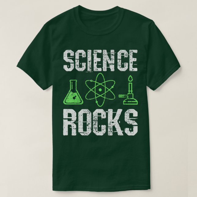 Science Sten biolog Chemistry Physics Lacher T Shirt (Design framsida)