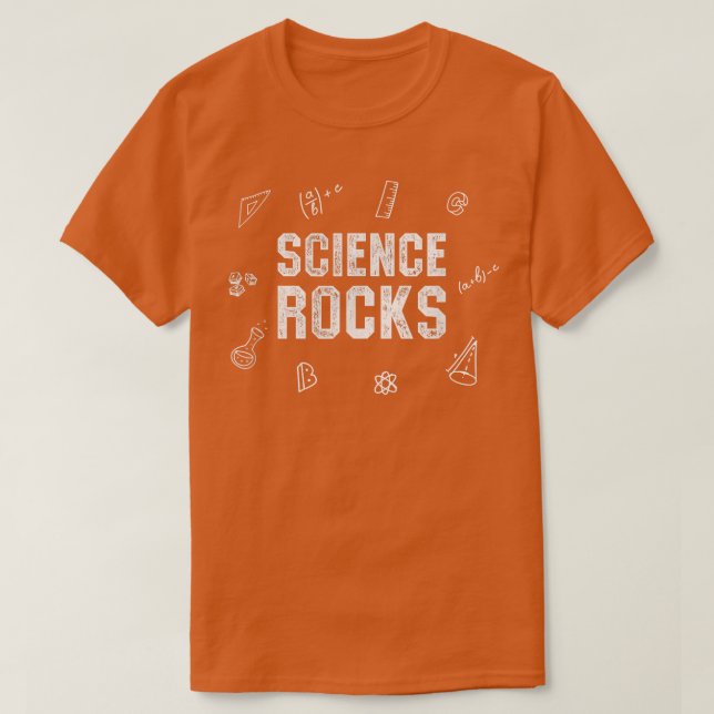 Science Sten Funny Math Biology Chemistry T Shirt (Design framsida)