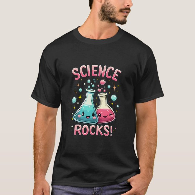 Science sten lustiga, söta brytare t shirt (Framsida)