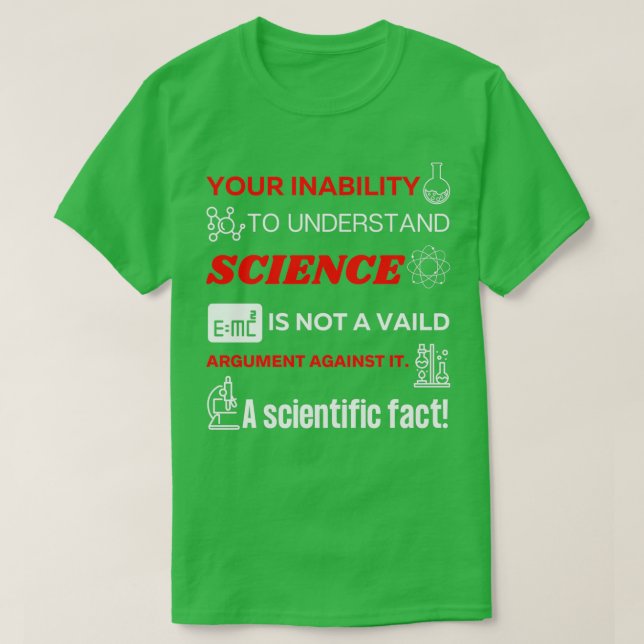 Science T Shirt (Design framsida)