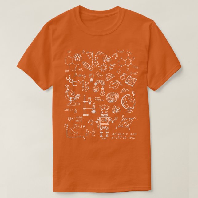 Science T Shirt Funny Physics Math Chemistry Biolo (Design framsida)