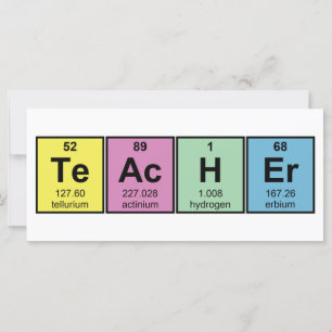 Science Teacher Chemical Inslag