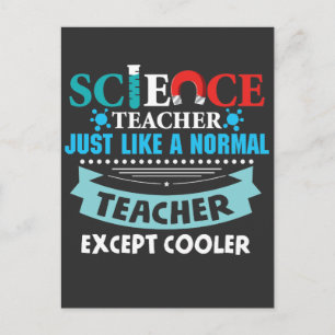 Science Teacher Chemistry Biology Magnet Test Tube Vykort