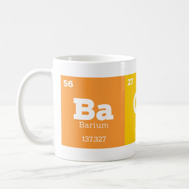 Science Teacher Chemistry Chemical Inslag Bacon Kaffemugg (Vänster)