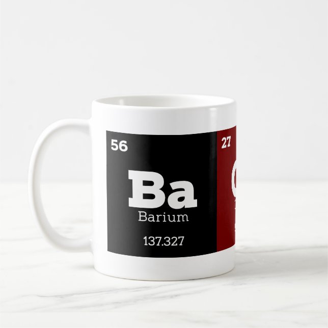 Science Teacher Chemistry Chemical Inslag Bacon Kaffemugg (Vänster)