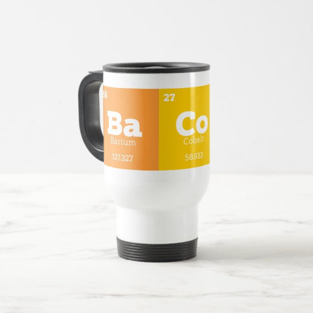 Science Teacher Chemistry Chemical Inslag Bacon Resemugg (Framsida vänster)