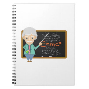 Science Teacher EMC2 Formel Anteckningsbok