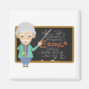 Science Teacher EMC2 Formel Magnet