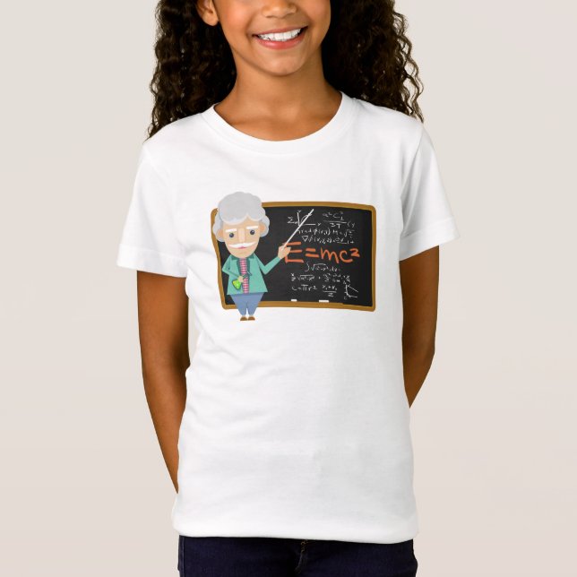 Science Teacher EMC2 Formel T Shirt (Framsida)