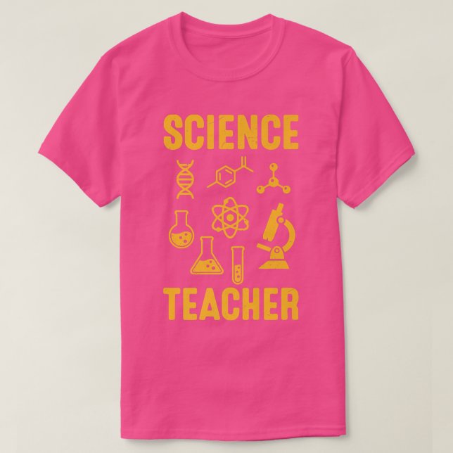 Science Teacher First Day of School Funny Back To  T Shirt (Design framsida)