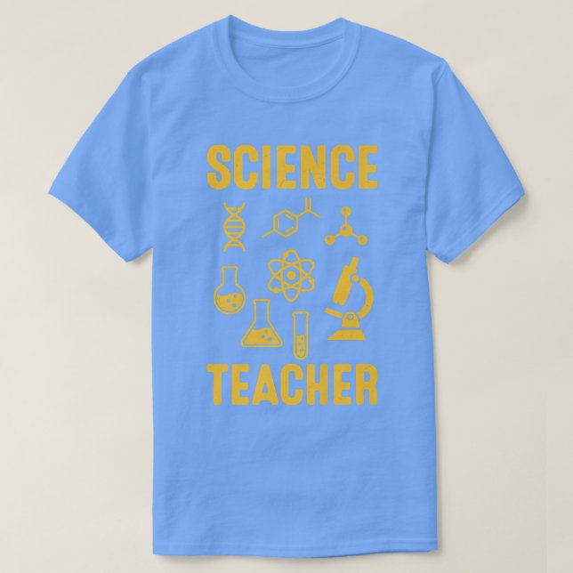 Science Teacher First Day of School Funny Back To  T Shirt (Design framsida)