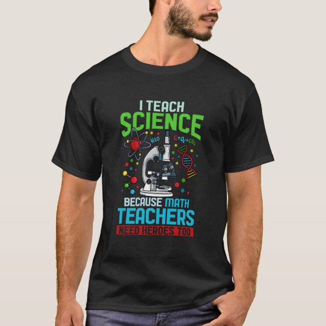 Science Teacher For Science Teachers T Shirt (Framsida)