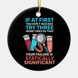 Science Teacher Funny Science Julgransprydnad Keramik