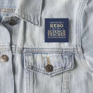 Science Teacher Hero Humor Novelty Knapp