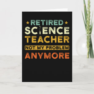 Science Teacher Pension Gift Kort