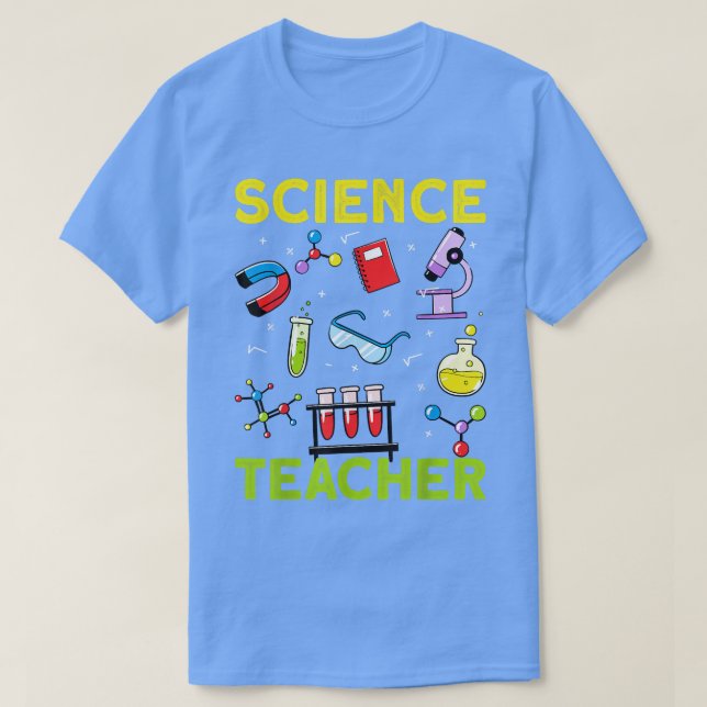 Science Teacher, Periodic Table Chemistry  T Shirt (Design framsida)