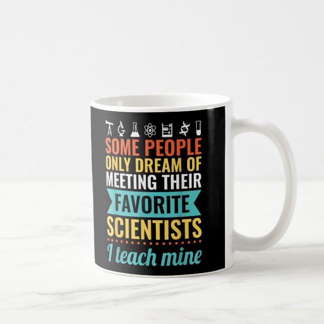 SCIENCE TEACHER Teach Biology Chemistry Physical Kaffemugg (Höger)