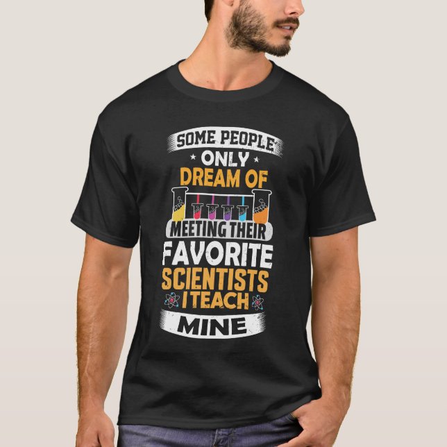 SCIENCE TEACHER Tee Biology Chemistry Physical (Framsida)