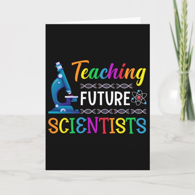 Science Teacher Undervisar Framtida Forskarskolor  Kort (Framsida)