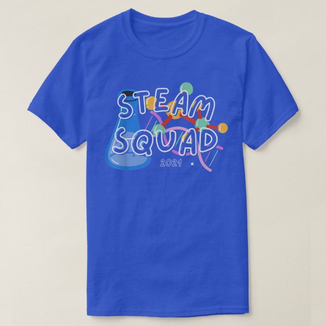 Science Team STEAM SQUAD Teacher Student Technolog T Shirt (Design framsida)