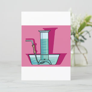 Science Test Tube Inbjudningar