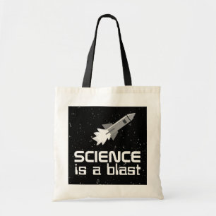 Science Tote Bag Rocket Science är en sista Anpas Tygkasse