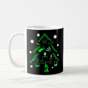 Science Träd Dna Virus Microscope Kaffemugg